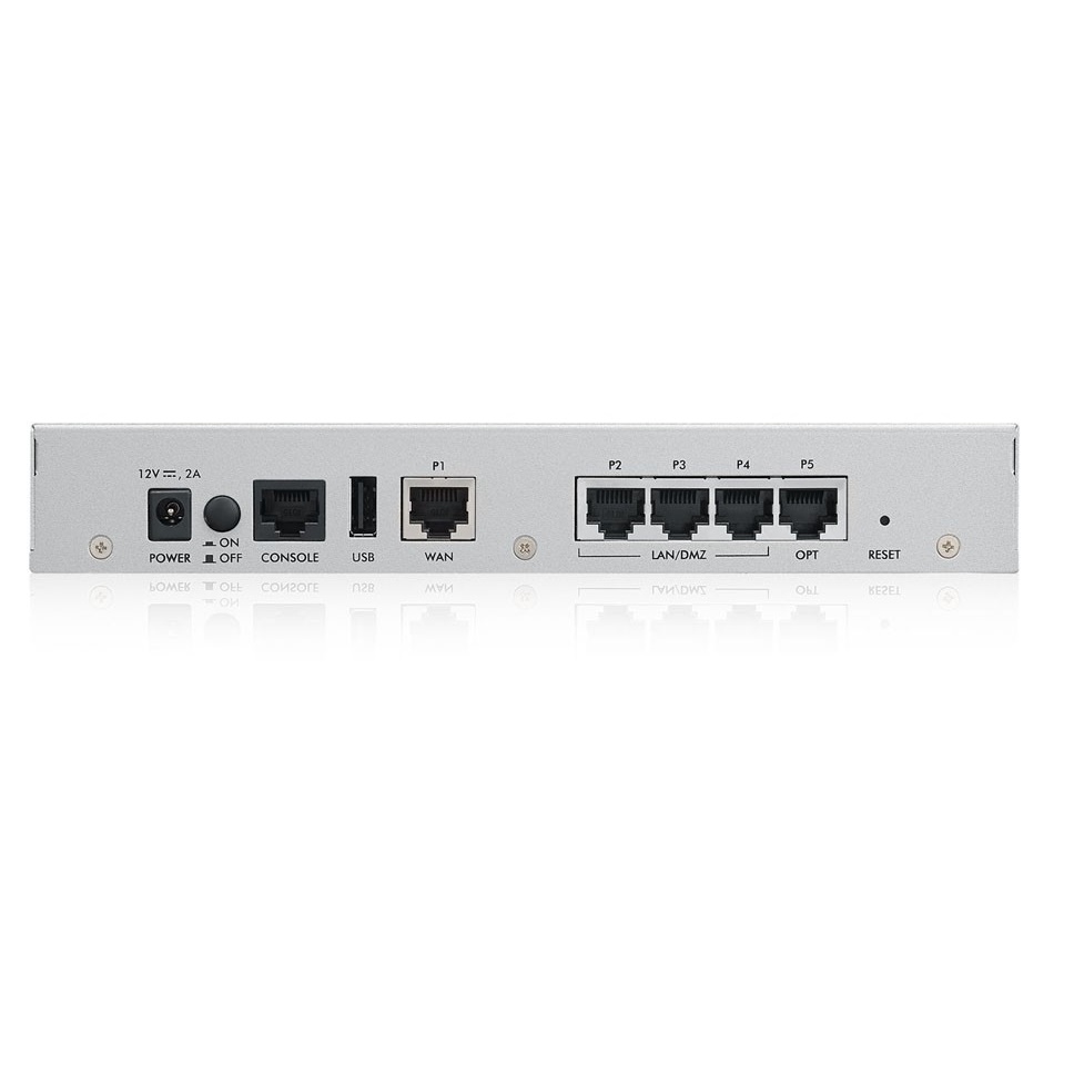 Межсетевой экран ZYXEL USG40 (AS,AV,CF,IDP), 1xWAN GE/3xLAN/DMZ GE/1xOPT GE/USB3.0/AP Controller (2/18) USG40-EU0102F USG40-EU0102F