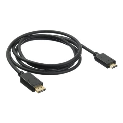 Кабель Buro аудио-видео v. 1.2 DisplayPort (m)/HDMI (m) 2м. Позолоченные контакты черный BHP DPP_HDMI-2 BHP DPP_HDMI-2