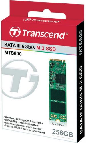Твердотельный накопитель Transcend SSD (M.2 MTS800 256GB MLC SATA 6Gb/s 310/560Mb) TS256GMTS800S TS256GMTS800S