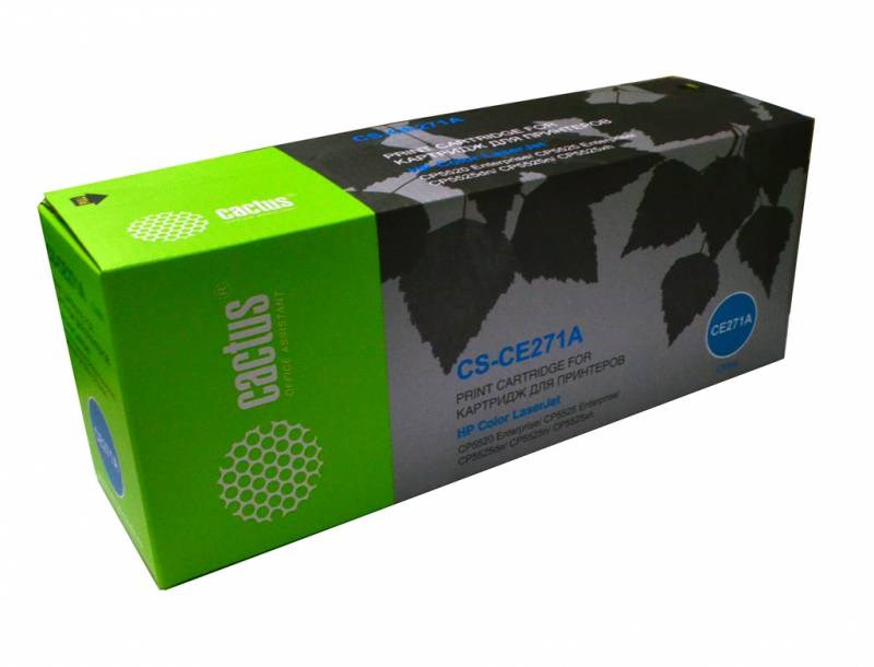 Тонер-картридж Cactus CS-CE272AR желтый для HP LJ Ent CP5525 (15000стр.) CS-CE272AR CS-CE272AR