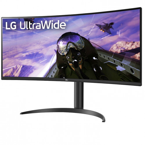 Монитор LG 34" 34WP65C-B изогнутый VA, 3440x1440, 1ms, 300cd/m2, 3000:1 (Mega DCR), 178°/178°, 2*HDMI, DP, MM, 160Hz, AMD FreeSync Premium, HDR10, HAS, Tilt, Bla  34WP65C-B 34WP65C-B #5