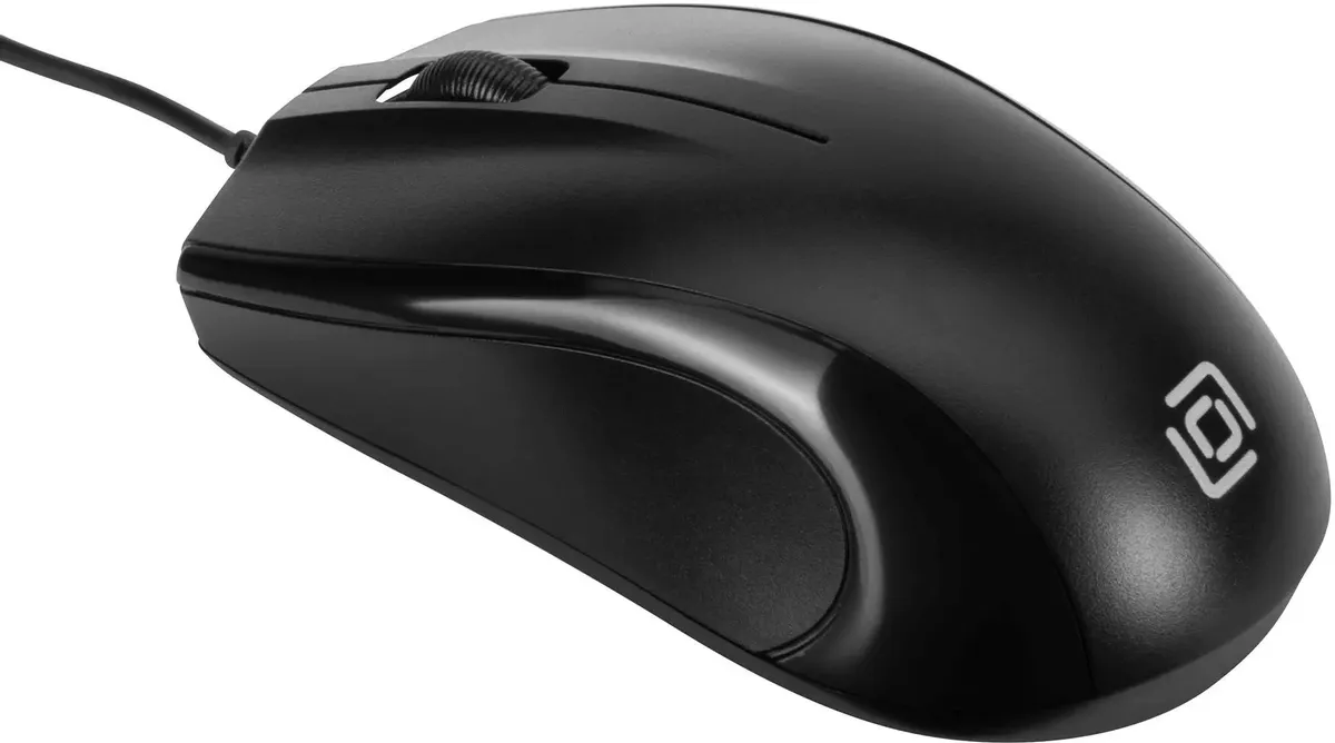 Мышь Oklick  185V2 черный оптическая (1200dpi) USB для ноутбука (3but) 1185962 1185962 #3