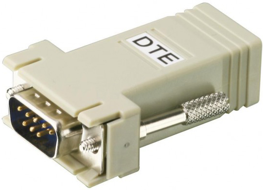 Переходник ATEN DB9<=>RJ45, Male-Female, 8 провод., схема DTE-DTE SA0145 SA0145