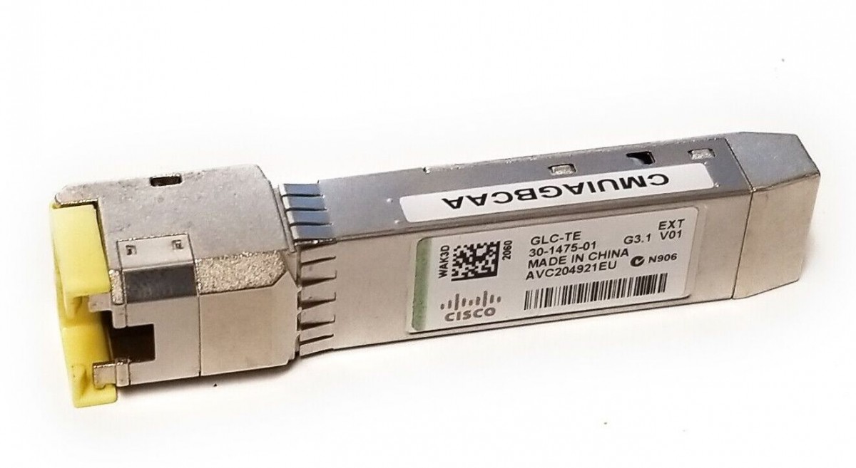 Модуль Cisco 1000BASE-T SFP transceiver module for Category 5 copper wire GLC-TE GLC-TE #3