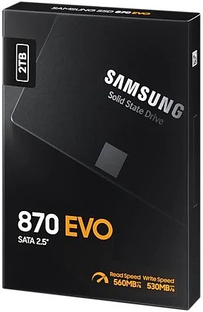 Твердотельный накопитель Samsung SSD 2Tb 870 EVO Series MZ-77E2T0B {SATA3.0, 7mm, MGX V-NAND} MZ-77E2T0B