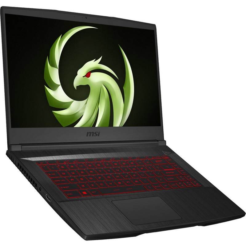 Ноутбук MSI Bravo 15 A4DCR-401RU 15.6"(1920x1080 (матовый) IPS)/AMD Ryzen 5 4600H(3Ghz)/8192Mb/512PCISSDGb/noDVD/Ext:AMD Radeon RX 5300M(3072Mb)/Cam/BT/WiFi/war 1y/1.96kg/black/W10 9S7-16WK12-401 9S7-16WK12-401