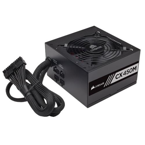 Блок питания Corsair CX450M ( ( 450W, 120-mm fan, 80 Plus Bronze, Semi-modular CP-9020101-EU CP-9020101-EU