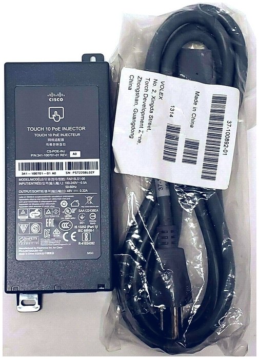 Инжектор питания Cisco Touch PoE power injector CS-POE-INJ CS-POE-INJ