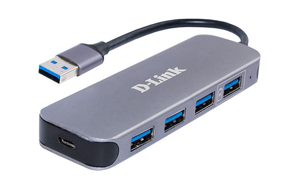 Концентратор D-Link 4-port USB 3.0 Hub DUB-1340 DUB-1340/D1A