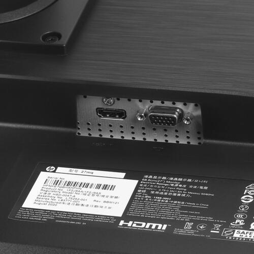 Монитор HP 27" 2560x1440 QHD, IPS, 16:9, 300 cd/m2, 1000:1, 5ms, 178°/178°, VGA, HDMI, 3-Sided Microedge, 60 Hz, height, Black&Silver 1F2J9AA 1F2J9AA #3