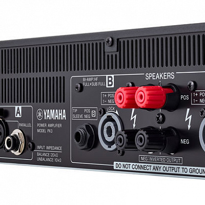 Усилитель мощности Yamaha PX3 со встроенным DSP, 2 х 300 Вт (8 Ом) / 500 Вт (4 Ом) ZG69940 ZG69940