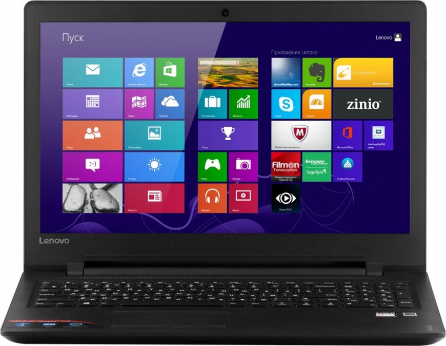 Ноутбук Lenovo IdeaPad 110-15ACL [80TJ00D7RK] black 15.6" {HD E1-7010/4Gb/500Gb/W10} 80TJ00D7RK