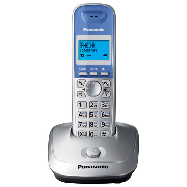 KX-TG2511RUS Телефон Dect Panasonic (серебристый металлик) KX-TG2511RUS