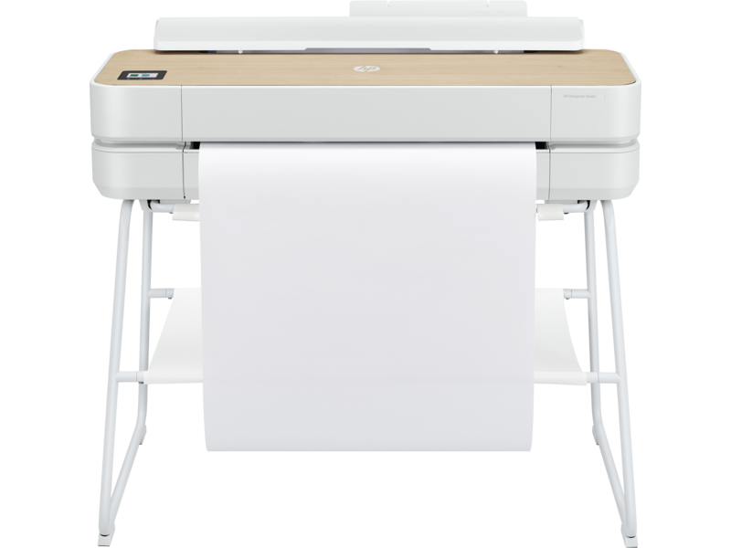 Принтер HP DesignJet Studio 36-in Printer (36" or A0,4color,2400x1200dpi,1Gb,25spp(A1),USB/GigEth/Wi-Fi,stand,mediabin,rollfeed,sheetfeed,tray50(A3/A4), autocutter,GL/2,RTL,2y warr, white) 5HB14A 5HB14A