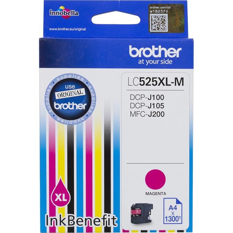 Картридж струйный Brother LC525XLC Голубой для Brother DCP-J100, J105, J200 (1300стр.) LC525XLC #2