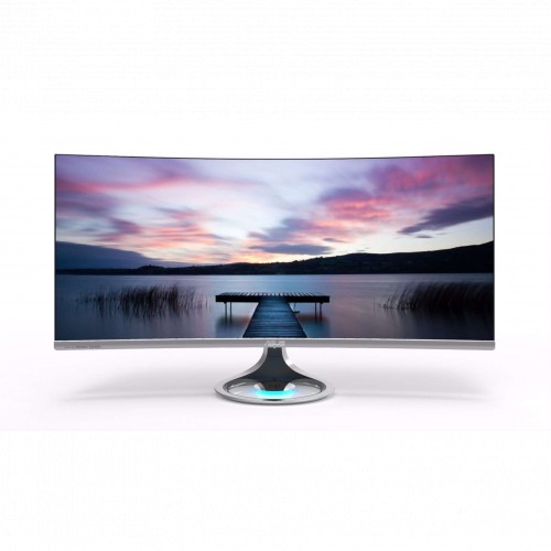 Монитор ASUS 34'' MX34VQ UWQHD (3440x1440) Monitor, VA, Harmon Kardon, speakers, Qi wireless charging, Flicker free, Low Blue Light, TU 90LM02M0-B01170 90LM02M0-B01170
