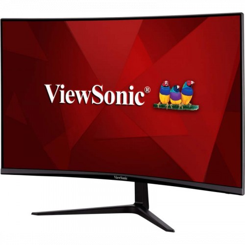 Монитор ViewSonic 31.5" VA изогнутый, 1920x1080, 1ms, 300cd/m2, 178°/178°, 4000:1, 80Mln:1, 165Hz, HDMI*2, DP, колонки, AMD FreeSync, VESA, Black VX3218-PC-MHD VX3218-PC-MHD