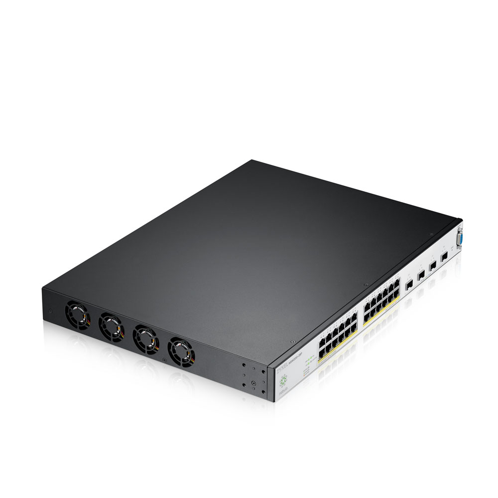 Коммутатор ZYXEL Nebula NSW200-28P с упралением в облаке, 24xGE PoE+, 4xSFP+, бюджет PoE 375Вт NSW200-28P-EU0101F NSW200-28P-EU0101F