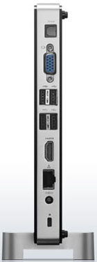 Неттоп Lenovo IdeaCentre Q190 i3-3217U (1.8)/4G/500G/Intel HD 4000/WiFi/DOS (Black-Silver) (57319617 57319617 #3