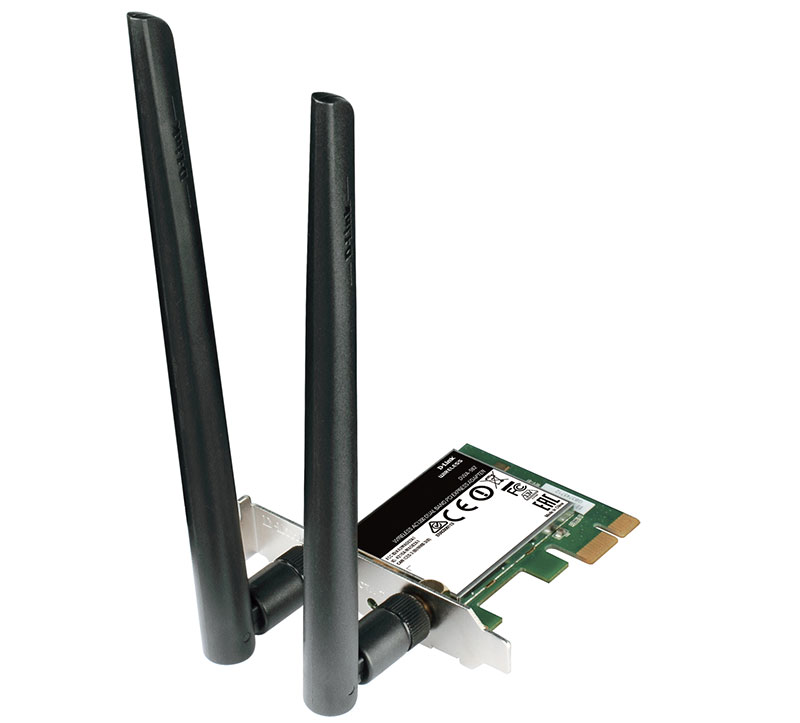 Адапер D-Link Wireless AC1200 Dual-band PCI Express Adapter DWA-582/RU/B1A DWA-582/RU/B1A