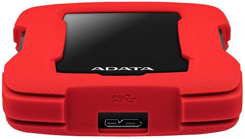 Внешний жёсткий диск ADATA AHD330-2TU31-CRD 2Tb,USB 3.0,HD330 DashDrive,Durable,2.5",красный AHD330-2TU31-CRD AHD330-2TU31-CRD