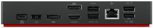 Док-станция Lenovo ThinkPad Universal USB-C Dock  2x DP 1.4, 1x HDMI 2.0, 3x USB 3.1, 2x USB 2.0, 1x USB-C, 1x RJ-45, 1x Combo Audio Jack 3.5mm 40AY0090UK 40AY0090UK