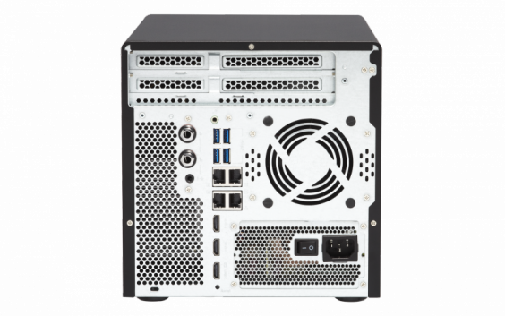 Сетевой RAID-накопитель QNAP 4 отсека 3,5", 2 отсека 2,5", 2 слота M.2, 3 HDMI-порта. Intel Core i3-6100 3,7 ГГц, 8 ГБ DDR4 TVS-682-I3-8G TVS-682-I3-8G
