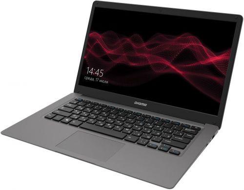 Ноутбук Digma EVE 14 P416 Pentium J3710 4Gb SSD128Gb Intel HD Graphics 405 14.1" IPS FHD (1920x1080) Windows 10 Home Single Language 64 dk.grey WiFi BT Cam 5000mAh ES4062EW ES4062EW