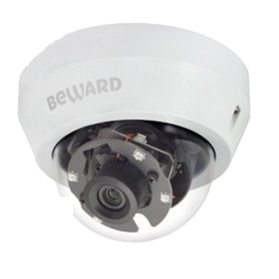 Купольная IP камера Beward 4 Мп, 1/3'' КМОП, 0.05 лк (день)/0.005 лк (ночь), 2хWDR до 120 дБ, 2688x1512, 30 к/c, 4 потока Н.264/MJPEG BD4640DR BD4640DR