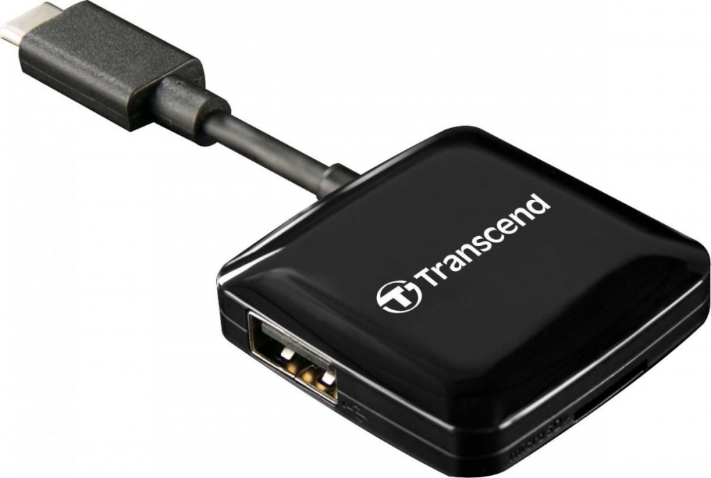 Картридер Transcend TS-RDC3 USB Type-C-USB 3.2,SD,MicroSD TS-RDC3 TS-RDC3