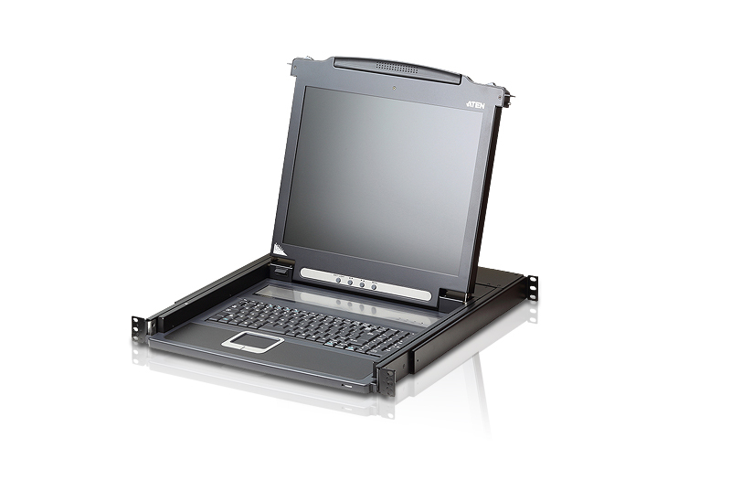 Консоль ATEN электроная,19",SVGA+KBD+MOUSE PS/2,LCD 17" CL1000M-AT-RG CL1000M-AT-RG