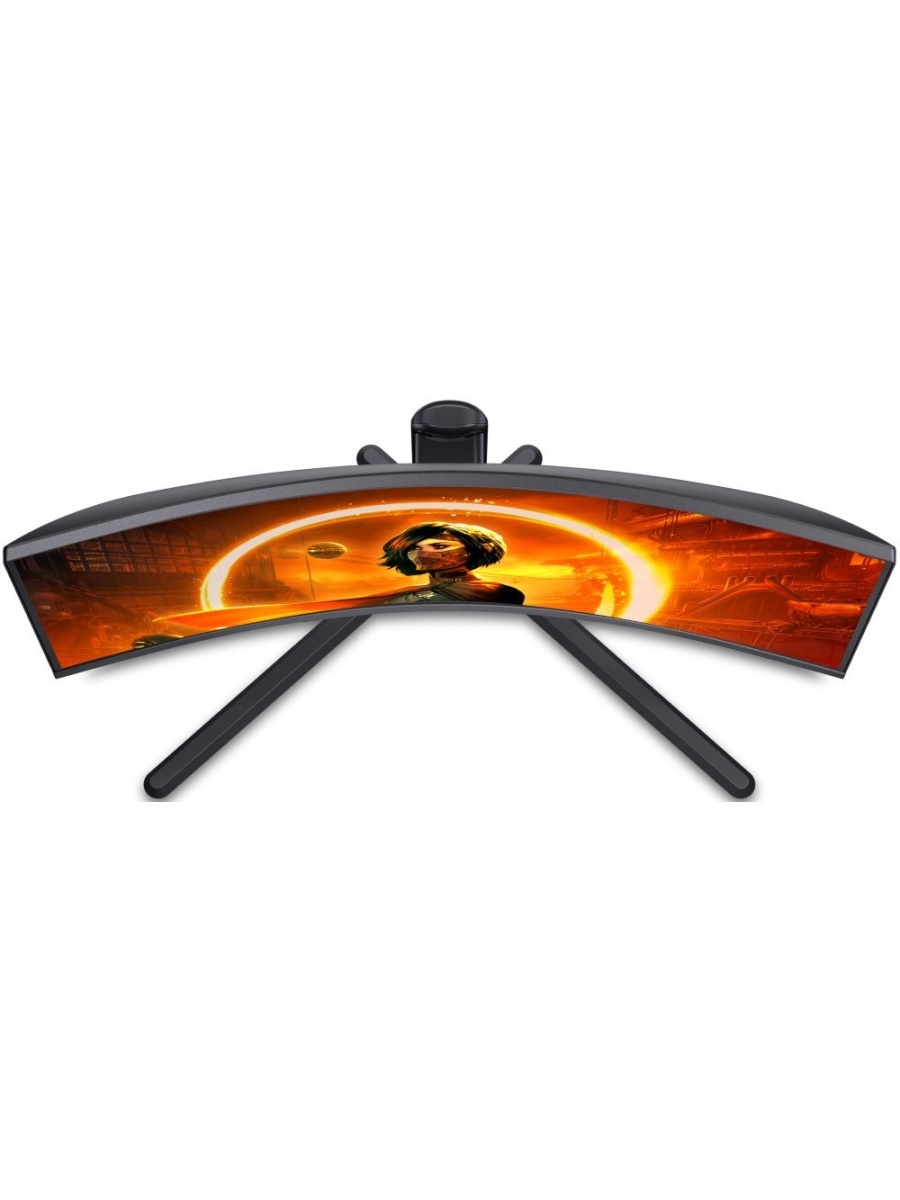 Монитор AOC 32" Black-Red с поворотом экрана (VA, изогнутый, 2560x1440, 165Hz, 1 ms, 178°/178°, 300 cd/m, 80M:) CQ32G3SU CQ32G3SU #4