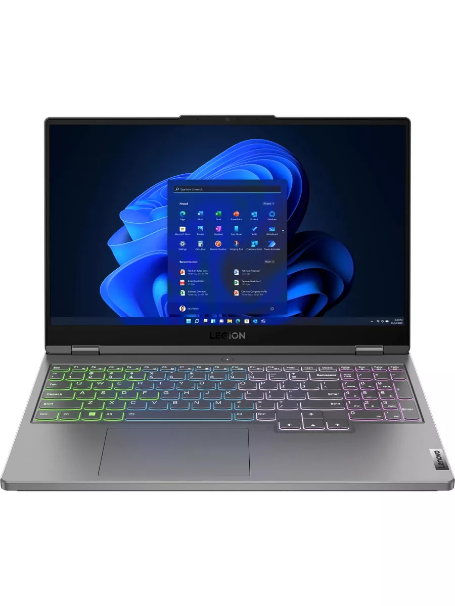 Ноутбук Lenovo Legion 5 15IAH7 15.6"(1920x1080 IPS)/Intel Core i5 12500H(2.5Ghz)/16384Mb/512SSDGb/noDVD/Ext:nVidia GeForce RTX3050Ti(4096Mb)/Cam/BT/WiFi/60WHr/war 1y/2.35kg/storm grey/noOS + 230W, RU kbd 82RC0031RK 82RC0031RK #1