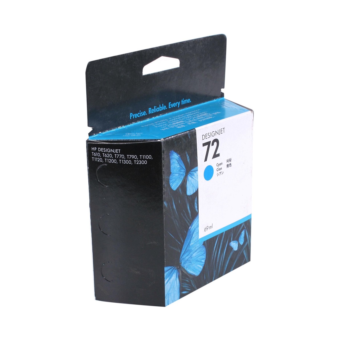 Картридж струйный HP №72 голубой для HP DJ T610/T1100 (69мл) C9398A C9398A