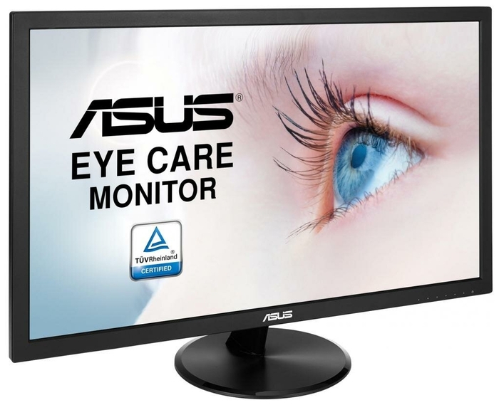 Монитор ASUS 23.6" VP247NA WLED VA monitor, 16:9, 1920x1080, 5ms(GTG), 250 cd/m2, 100M :1 (3000:1), 178°(H), 178°(V), D-Sub, DVI-D, Kensington lock, W 90LM01L0-B06170 90LM01L0-B06170