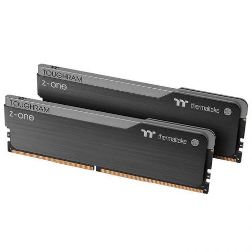 Модуль памяти Thermaltake 16GB DDR4 3600 DIMM TOUGHRAM Z-ONE Black Gaming Memory Non-ECC, CL18, 1.35V, Heat Shield, XMP 2.0, Kit (2x8GB), RTL (525695) R010D408GX2-3600C18A R010D408GX2-3600C18A