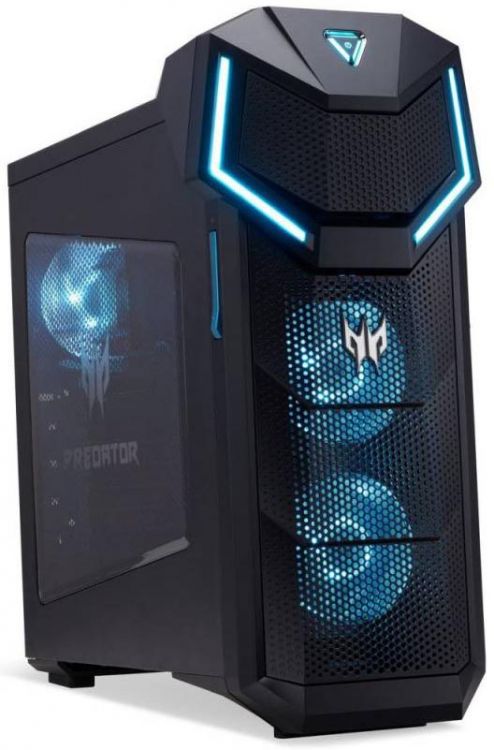 Персональный компьютер Acer Predator PO5-610 i7 8700K (3.7)/32Gb/3Tb 7.2k/SSD256Gb/RTX2080 8Gb/DVDRW/Free DOS/GbitEth/WiFi/BT/73 DG.E0SER.011 DG.E0SER.011
