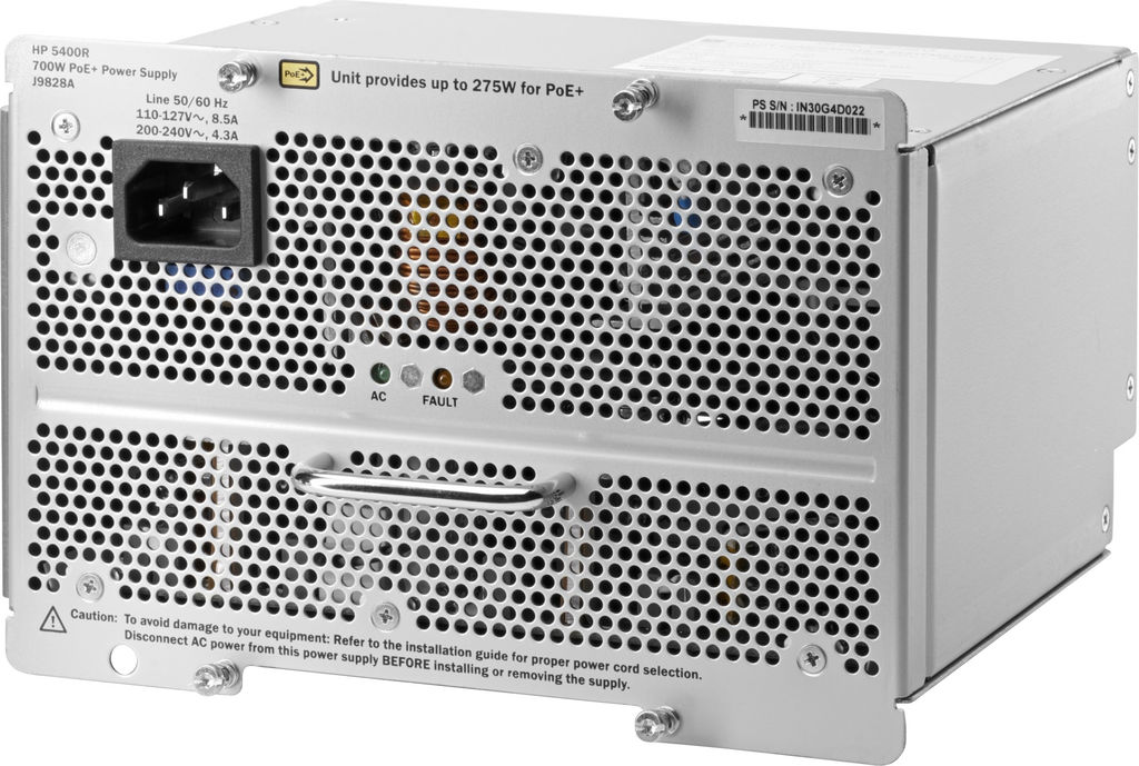 Блок питания Aruba 5400R 1100W PoE+ zl2 PSU J9829A J9829A
