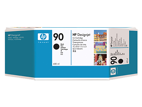 Картридж струйный HP №90 черный для HP DJ 4000/4000ps/4500/4500p (400мл) C5058A C5058A