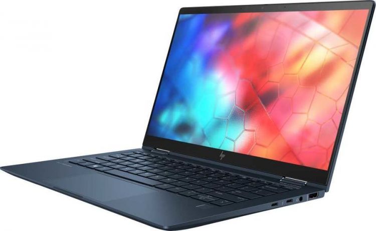 Ноутбук HP Elite Dragonfly Core i5-8265U 1.6GHz,13.3" FHD (1920x1080) IPS Touch 400cd GG5 BV,16Gb LPDDR3-2133 Total,512Gb QLC SSD+32Gb Intel Optane,38Wh,FPS,B&O Audio,0.99kg,3y,Blue,Win10Pro 8MK76EA 8MK76EA