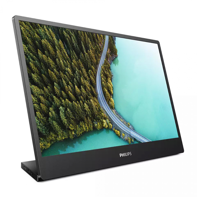 Монитор Philips 15.6" 39,6 cm 16:9 1920х1080(FHD) IPS, nonGLARE, 75 Гц, 250cd/m2, H170°/V170°, 700:1, 50M:1, 16.2M, 4ms, VGA, DVI, HDMI, DP, USB-Hub, Height adj, Tilt, Swivel, Speakers, 3Y, Black 16B1P3302 (00/01) 16B1P3302 (00/01)