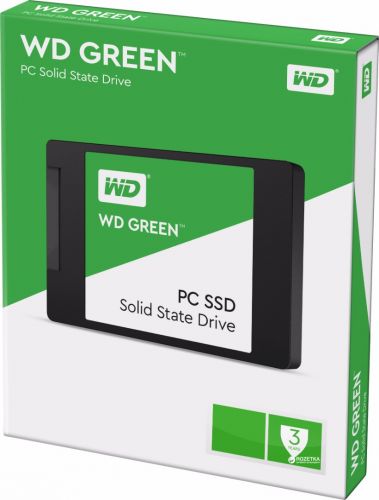 Твердотельный накопитель WD SSD Original SATA III 120Gb WD Green 2.5" WDS120G2G0A WDS120G2G0A