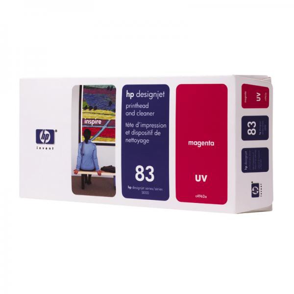 Картридж струйный HP 83 пурпурный печатающая головка для HP DJ 5500UV/5500psUV/5000UV/5000ps UV C4962A C4962A