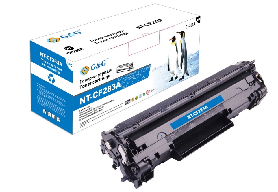 Тонер-картридж G&G для HP LaserJet Pro M125/M127/M201/M225 (1500стр) NT-CF283A NT-CF283A