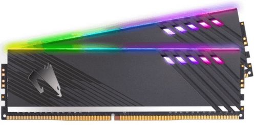 Модуль памяти Gigabyte 16GB DDR4 3200 DIMM Aorus RGB Gray Gaming Memory 2 pack Non-ECC, CL16, 1.35V, Kit (2x8GB), RTL  (808686) GP-ARS16G32 GP-ARS16G32