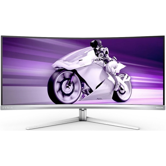 Монитор Philips  34" WHITE OLED, изогнутый, 3440x1440, 175Hz, 0.03 ms, 178°/178°, 1000 cd/m, 1M:1, +2xHDMI 34M2C6500 34M2C6500