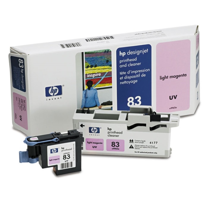 Картридж струйный HP 83 пурпурный печатающая головка для HP DJ 5500UV/5500psUV/5000UV/5000psUV C4965A C4965A