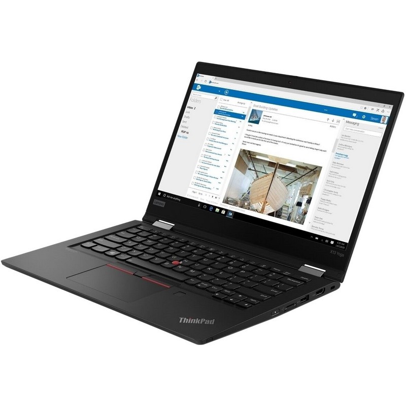 Ноутбук Lenovo X13 Yoga G1 T 13.3 FHD_AR_400N_MT_LP /CORE_I5-10210U_1.6G_4C_MB /16GB(8X16GX16)_DDR4_3200 /512GB_SSD_M.2_2280_NVME_TLC_OP / /INTEGRATED_GRAPHICS /NO_WIRELESS_WAN /FINGERPRINT_READER /IR&HD_CAMERA_W/MIC / /SMART_CARD_READER /3CELL_50WH_ 20SX001GRT