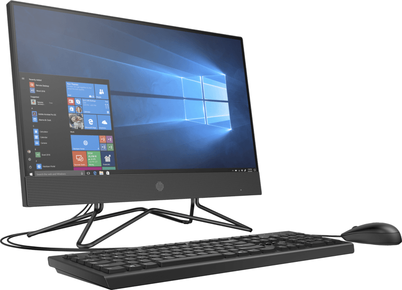 Моноблок HP 205 G4 21.5" Ath Si 3050U 4Gb 1Tb DVDRW Free DOS GbitEth WiFi BT клавиатура мышь Cam 1920x1080 47L25EA 47L25EA