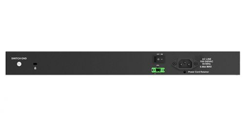 Коммутатор D-Link L2 Managed Switch with 24 100/1000Base-X SFP ports and 4 10GBase-X SFP+ ports, блок питания DC DGS-1210-28XS/ME/DC DGS-1210-28XS/ME/DC